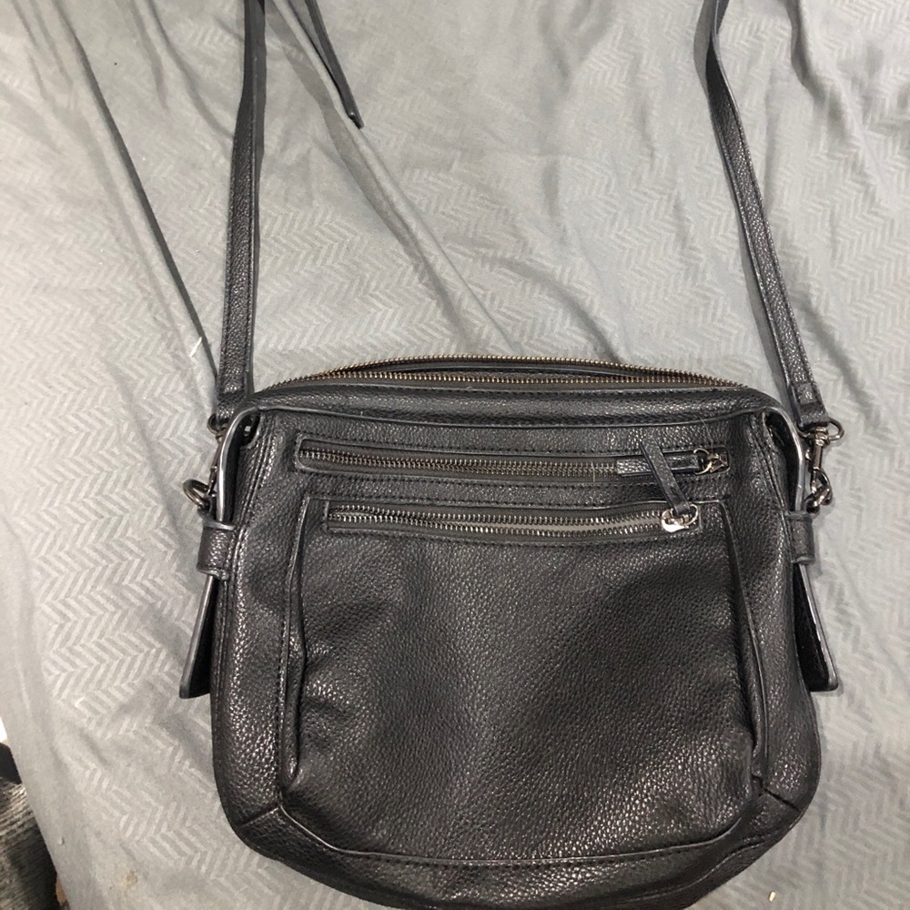 JustFab black crossbody purse